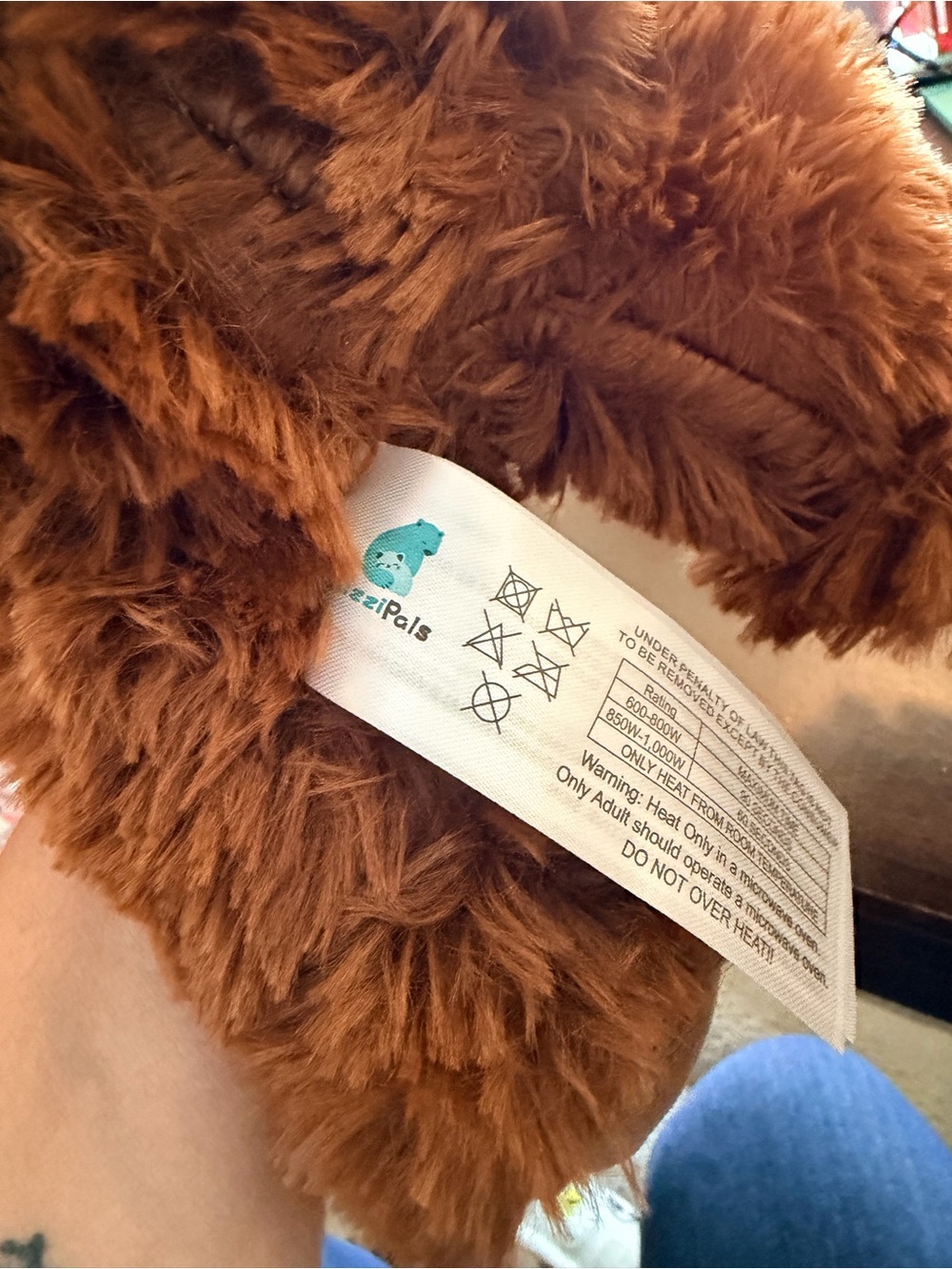 Moose heatable and coolable weighted animal NEW in box so soft! - Picture 3 of 7
